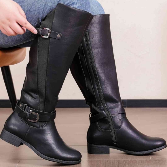 Women's X-Wide Calf Knee High Boots | Brand: Luoika | Size:Women 7XL | RRR Shoes - Picture 5 of 7